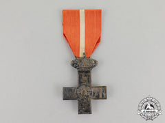 Spain. An Order Of Military Merit, Silver Cross With Red Distinction, Type Iv (1875-1931)