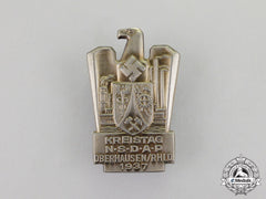 Germany. A 1937 Nsdap Oberhausen District Council Day Badge