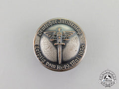 Germany. A 1936 Leipzig Day Of Jurists Badge By Klotz & Kienast