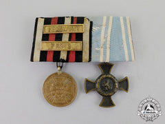 Germany. A Prussian And Bavarian Campaign Medal Bar