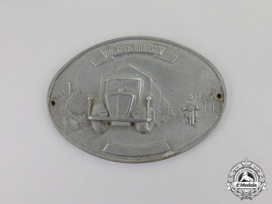 germany,_heer._a_kraftwagen_transport_regiment616_plaque_dscf6358_1