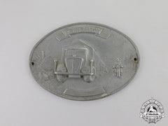 Germany, Heer. A Kraftwagen Transport Regiment 616 Plaque