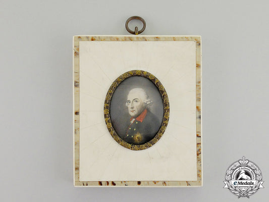 germany._an_imperial_german_framed_portrait_of_prussian_king_frederick_the_great_dscf7137