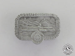 Germany. A Third Reich Period Kdf Hessen-Nassau Region Vacation On The Rhein Badge