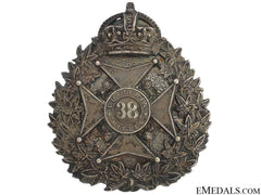 Dufferin Rifles Of Canada Helmet Plate C.1904