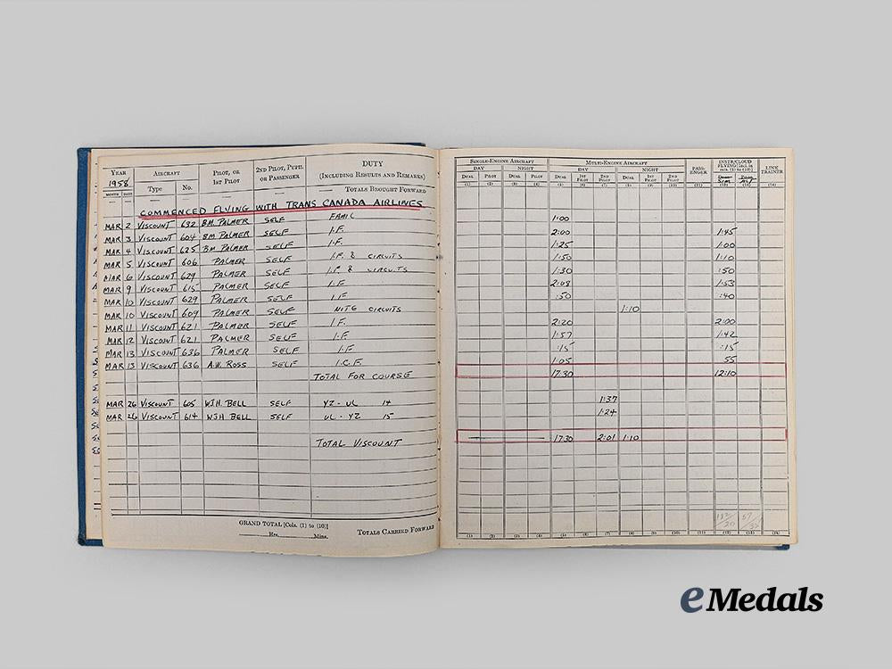 canada,_commonwealth._an_early_logbook_group_to422_squadron,_f-86&_shooting_star_pilot_e_medals__c7158_21