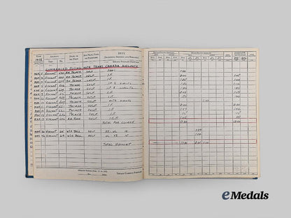 canada,_commonwealth._an_early_logbook_group_to422_squadron,_f-86&_shooting_star_pilot_e_medals__c7158_21