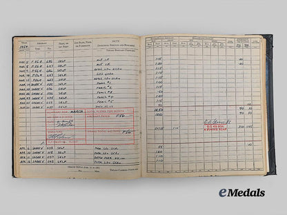 canada,_commonwealth._an_early_logbook_group_to422_squadron,_f-86&_shooting_star_pilot_e_medals__c7158_27