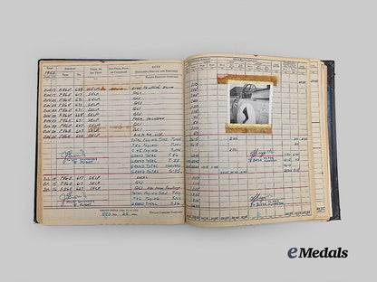 canada,_commonwealth._an_early_logbook_group_to422_squadron,_f-86&_shooting_star_pilot_e_medals__c7158_28
