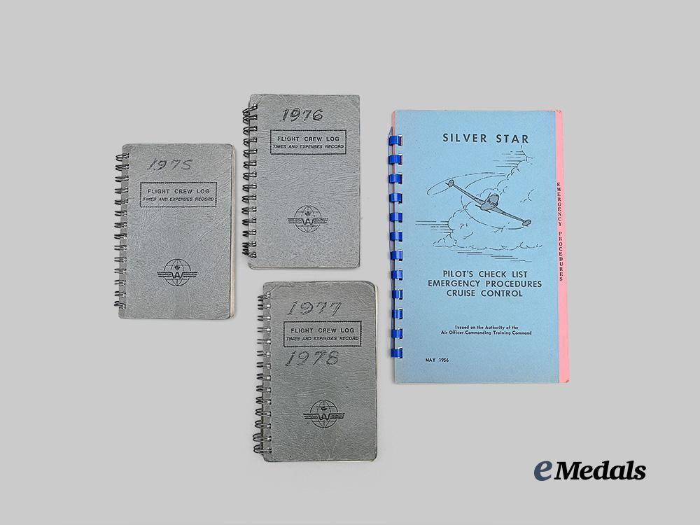canada,_commonwealth._an_early_logbook_group_to422_squadron,_f-86&_shooting_star_pilot_e_medals__c7158_5