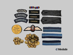 Canada. A Lot of Royal Canadian Air Force Cloth Insignia, Buttons, and Accessories