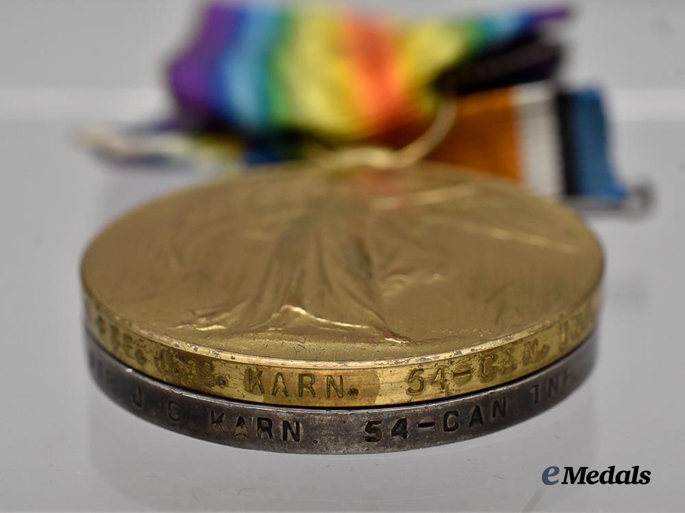 canada,_c_e_f._a_first_war_memorial_group_to_pte_karn,54th_battalion,_k_i_a_at_the_battle_of_cambrai,1918_e_medals__c7206_11