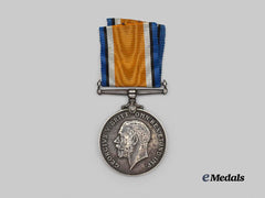 Canada, CEF. A British War Medal to Pte. Smuck, RAMC, KIA on the Hospital Ship Llandovery Castle, Torpedoed by U-86 on June 28, 1918