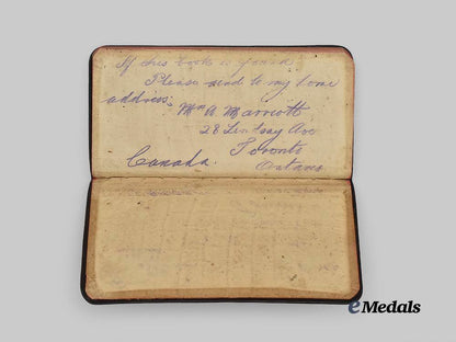 canada,_c_e_f._a_first_war_pair_with1917_diary_to_cpl._marriott,75th_infantry,_fought_at_vimy_ridge_e_medals__c7232_9