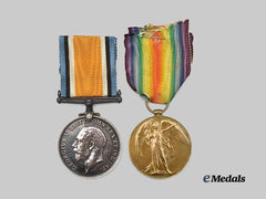 Canada, CEF. A First War Pair to Lieutenant Telfer, 245th Battalion