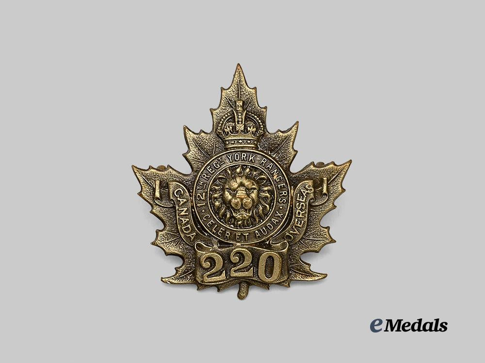 canada,_c_e_f._a220th_infantry_battalion"_york_rangers"_cap_badge_e_medals__c7298_2