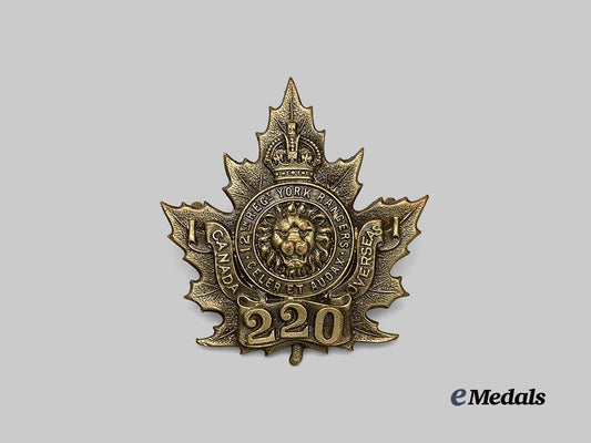 canada,_c_e_f._a220th_infantry_battalion"_york_rangers"_cap_badge_e_medals__c7298_2