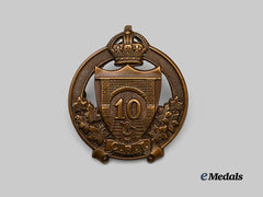 Canada, CEF. A 10th Infantry Battalion “Canadian Railway Troops” Cap Badge