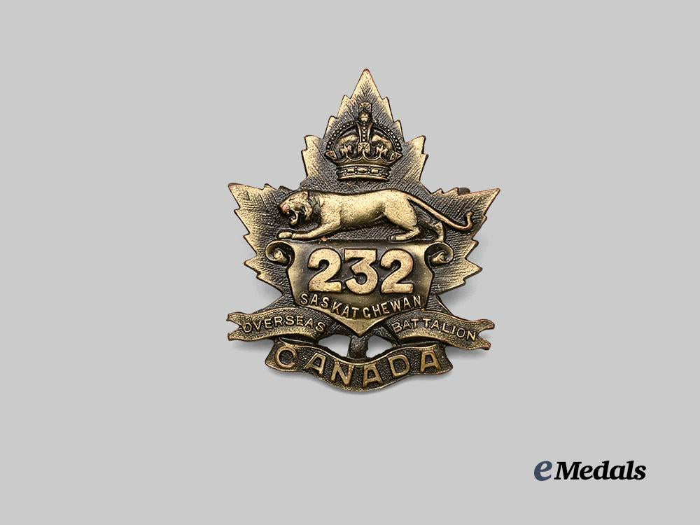canada,_c_e_f._a232nd_infantry_battalion"_saskatchewan_battalion"_cap_badge_e_medals__c7306_2