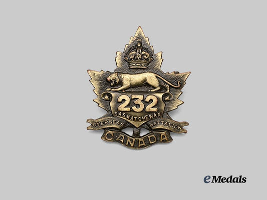 canada,_c_e_f._a232nd_infantry_battalion"_saskatchewan_battalion"_cap_badge_e_medals__c7306_2