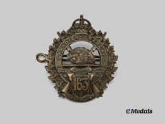 Canada, CEF. A 163rd Infantry Battalion “Canadian Francais” Cap Badge
