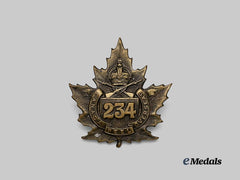 Canada, CEF. A 234th Infantry Battalion "Peel Battalion" Cap Badge
