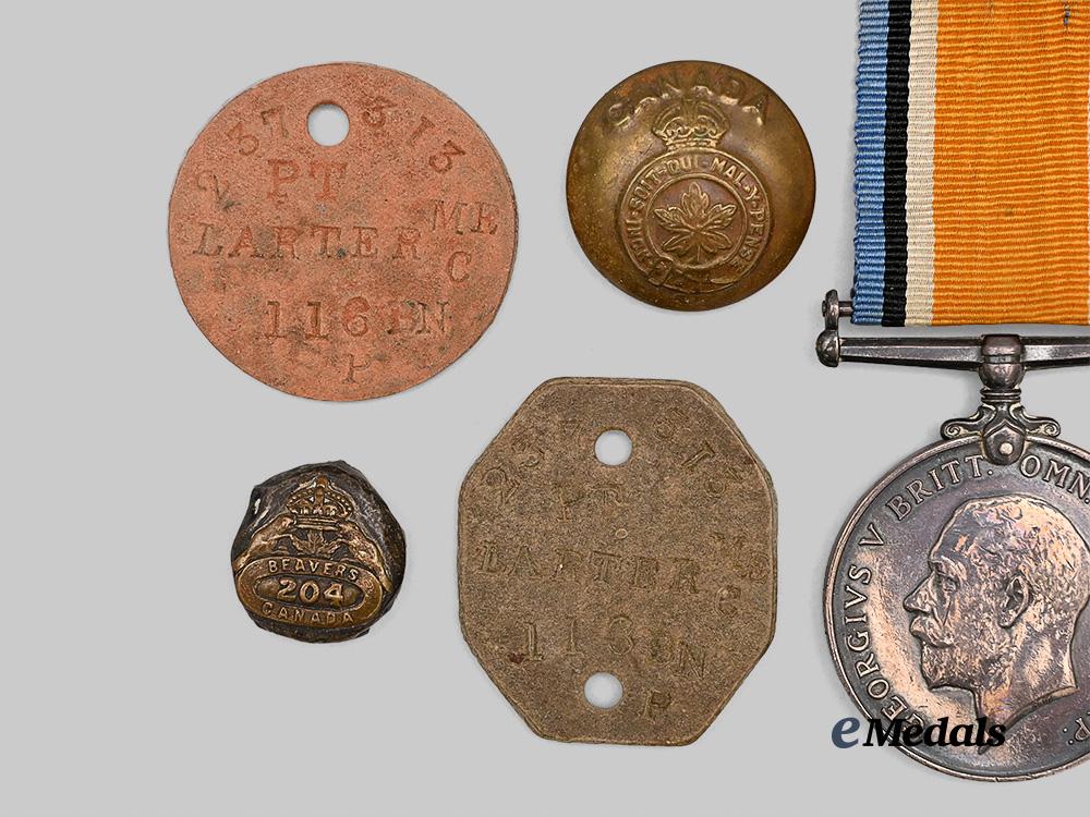 canada,_c_e_f._a_first_war_group_to_pte._larter,116th_regiment,_w_i_a1918_e_medals__c7327_4