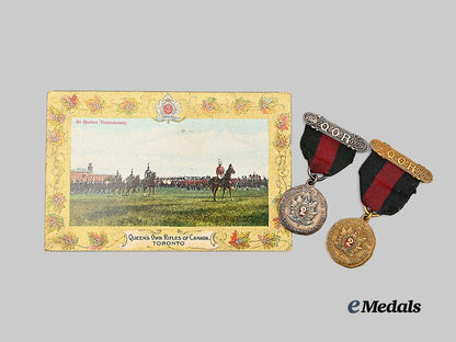 canada,_dominion._two_queen’s_own_rifles_semi-_centennial_medals,_c.1910_e_medals__c7331_8