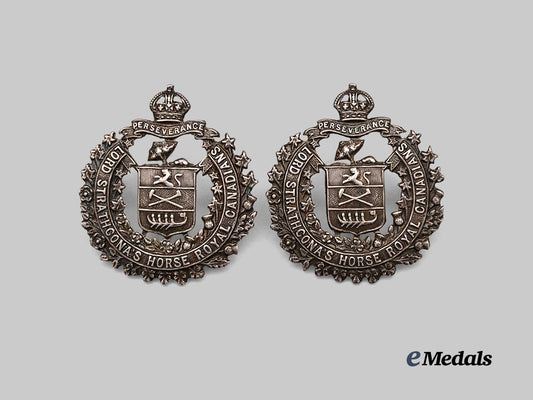 canada,_commonwealth._a_pair_of_lord_strathcona’s_horse_officer’s_collar_badges_e_medals__c7337_2