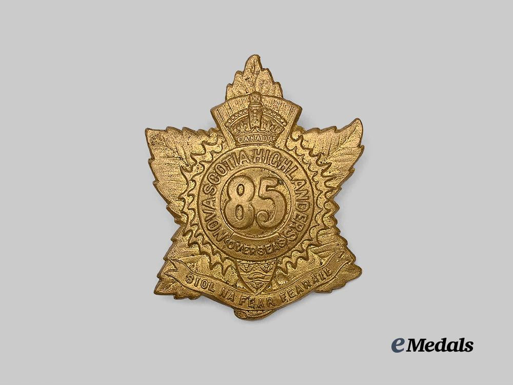 canada,_c_e_f._a85th_infantry_battalion"_nova_scotia_highlanders"_glengarry_badge_e_medals__c7339_5