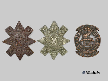 canada,_c_e_f._a_lot_of_three_glengarry_badges_e_medals__c7344_2