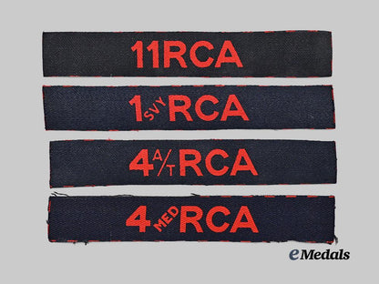 canada,_commonwealth._a_lot_of_four_r_c_a_regimental_insignias_e_medals__c7348_2