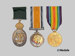 Canada, CEF. A First War Pair and Colonial Auxiliary Officer’s Decoration to Major Porter, 20th Battalion