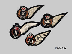Canada, Commonwealth. A Lot of Four RCAF Wings, c.1943