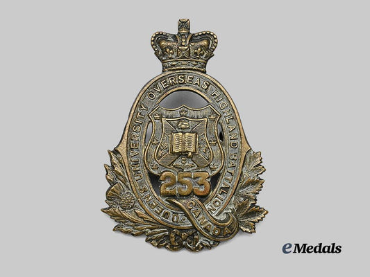 canada,_c_e_f._a253rd_infantry_battalion"_queen's_university_highlanders"_cap_badge_e_medals__c7373_2