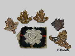 Canada, Commonwealth. A Lot of Six Cap Badges