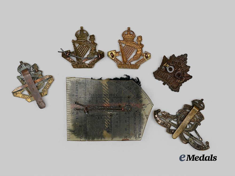 canada,_commonwealth._a_lot_of_six_cap_badges_e_medals__c7379_3