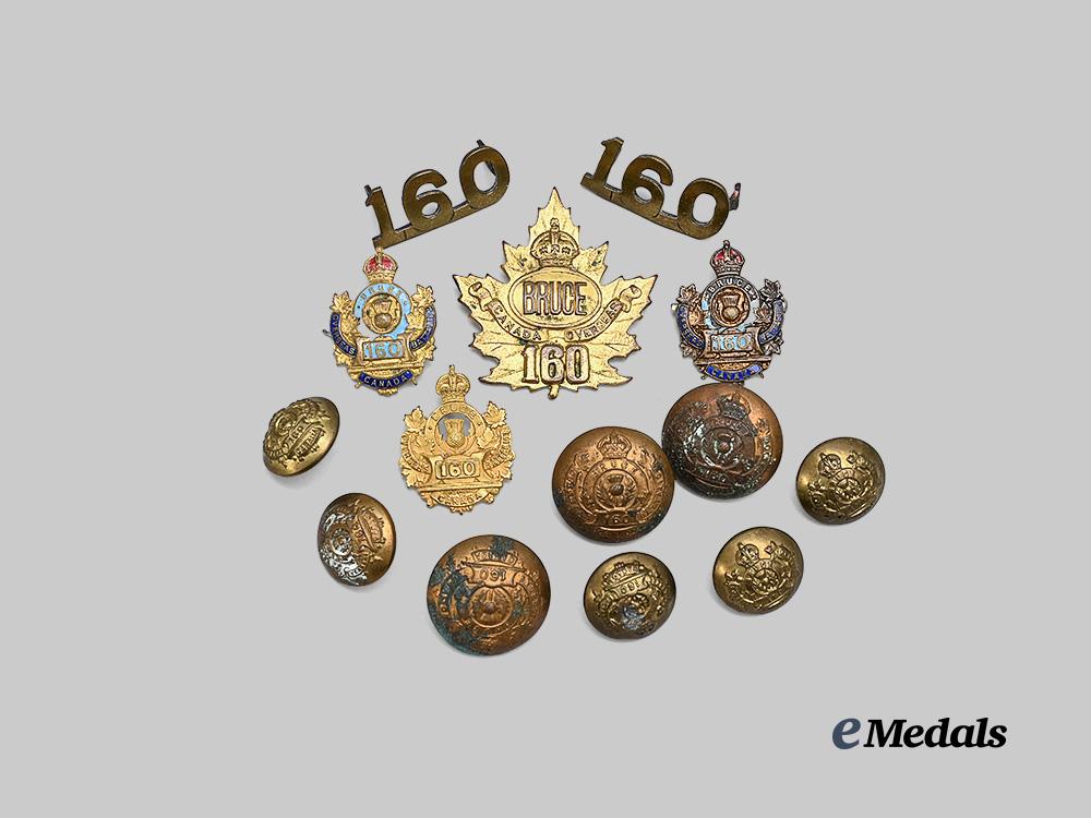 canada,_c_e_f._a160th_bruce_overseas_battalion_lot_e_medals__c7386_2