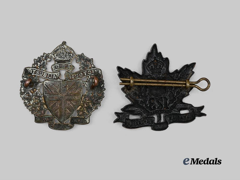 canada,_c_e_f._a_lot_of_two_cap_badges_e_medals__c7406_3