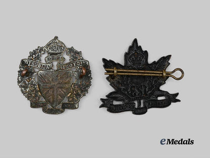 canada,_c_e_f._a_lot_of_two_cap_badges_e_medals__c7406_3
