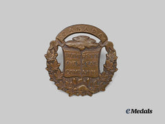 Canada. A First War No. 3 To No. 6 University Overseas Companies General Service Cap Badge