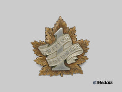 Canada, CEF. A 7th Infantry Battalion "1st British Columbia Regiment" Cap Badge, by Hicks & Sons