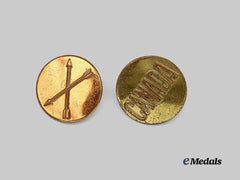 Canada, United States. Two First Special Service Forces Collar Badges