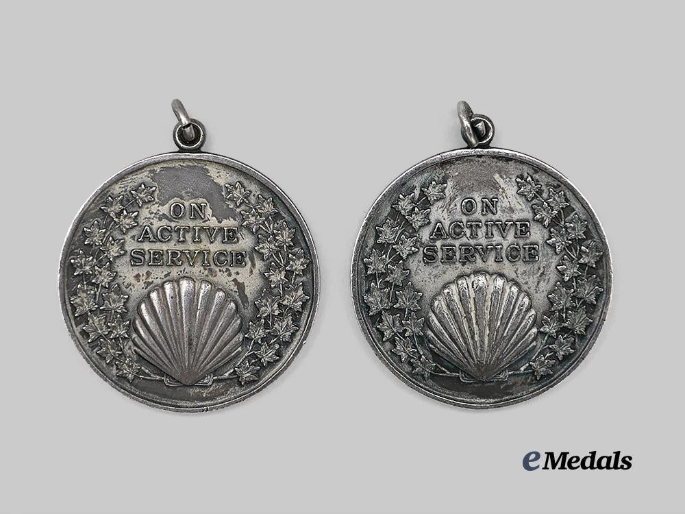 canada,_commonwealth._two_shell_oil_company_of_canada_active_service_medals_e_medals__c7425_2
