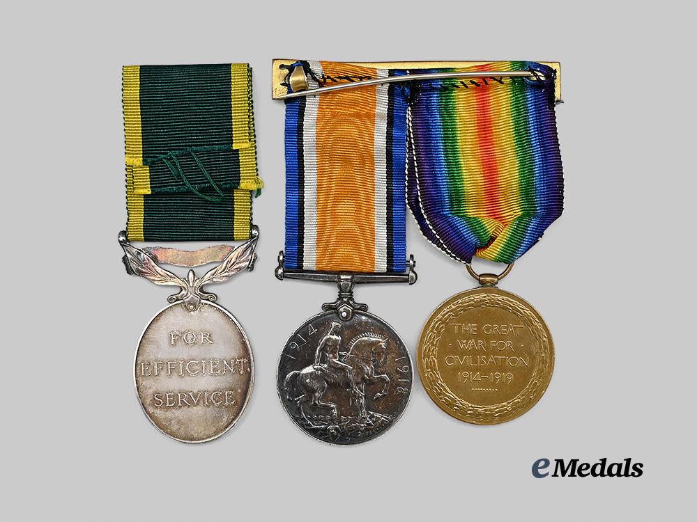 canada,_c_e_f._a_pair_of_first_war_medals_and_an_efficiency_medal_to_pte._arnoldi,4th_canadian_infantry_e_medals__c7436_4