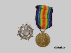 Canada, CEF. A First War Victory and Service Medal
