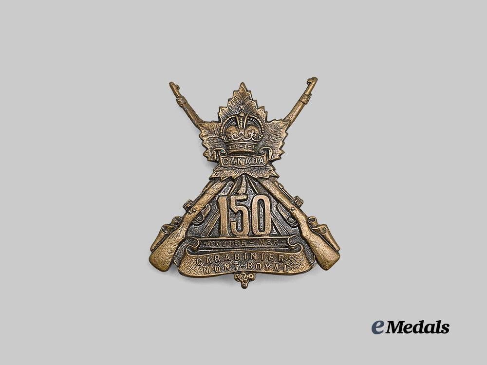 canada,_c_e_f._a150th_infantry_battalion"150th_carabiniers_mont_royal"_cap_badge_e_medals__c7465_2