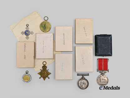 canada._a_first_and_second_war_service_group_to_father_and_son,_robert_warner,_british_red_cross_and_reginald_warner,_provost_company_e_medals__c7466_2