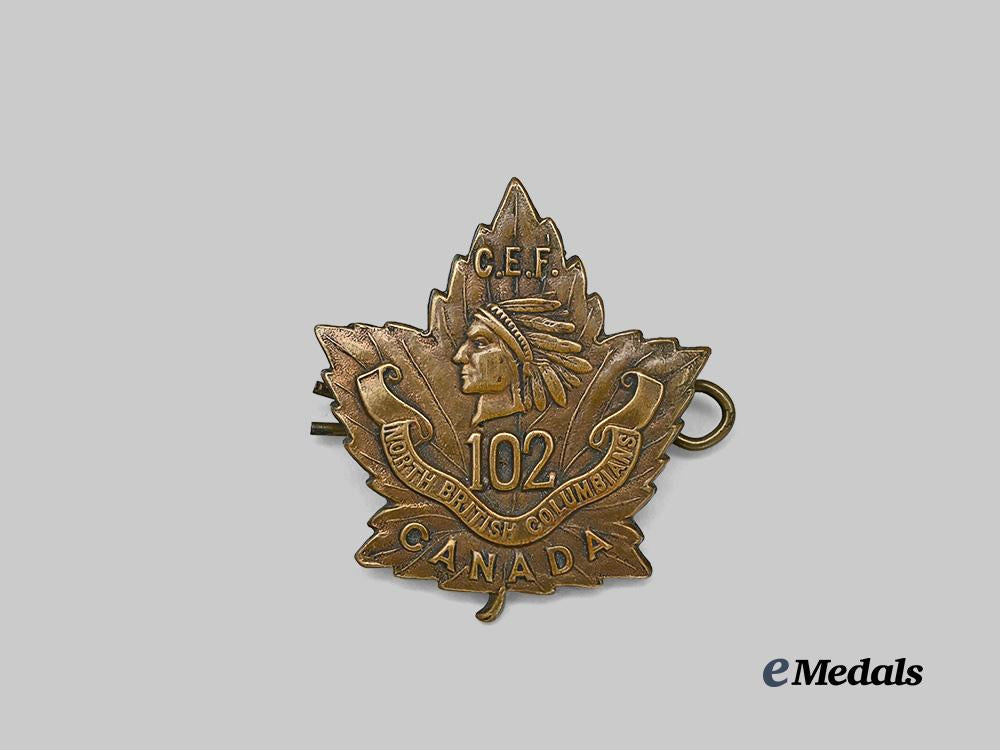 canada,_c_e_f._a102nd_infantry_battalion“_north_british_columbians”_cap_badge_e_medals__c7468_2