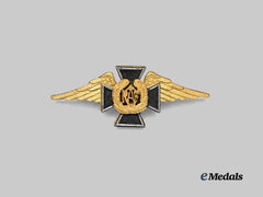 Canada, Commonwealth. An RCAF Chaplain’s Collar Badge, by Scully